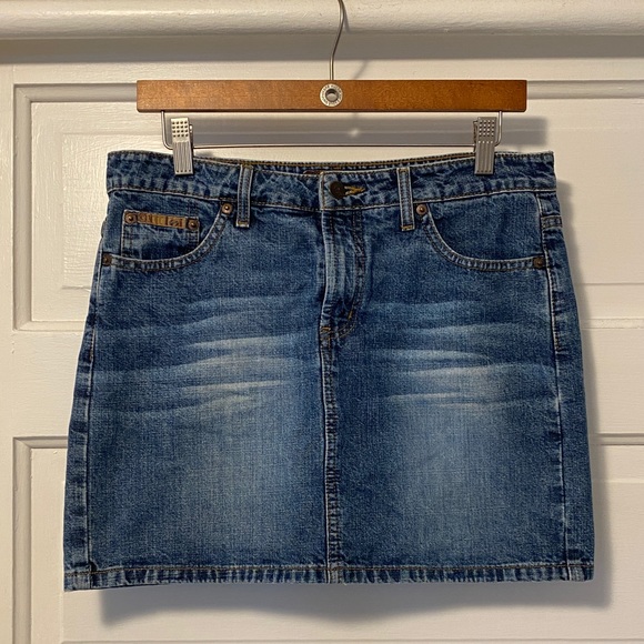 Vintage Y2K Denim Mini Skirt - Picture 1 of 5